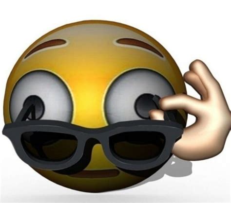 meme emoji sunglasses